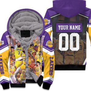 Los Angeles Lakers 2020 Champions For Fans Personalized Unisex Fleece Hoodie