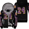 Los Angeles Lakers 24 Kobe Bryants Inspired Unisex Fleece Hoodie