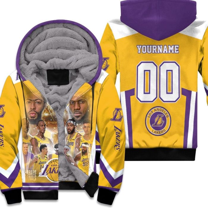 Los Angeles Lakers Champions Nba Western Unisex Fleece Hoodie