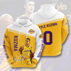 Los Angeles Lakers Kyle Kuzma 3D Hoodie