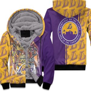 Los Angeles Lakers Legend Nba Western Conference Unisex Fleece Hoodie