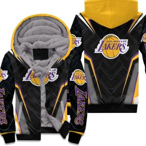Los Angeles Lakers Logo Legging For Fan 3D Unisex Fleece Hoodie