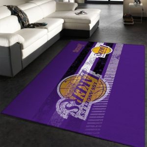 Los Angeles Lakers NBA 4 Area Rug Living Room And Bed Room Rug