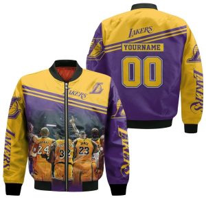 Los Angeles Lakers NBA Western Conference NBA For Fans Bomber Jacket