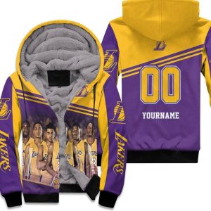 Los Angeles Lakers Nba Logo Western Conference_1 Unisex Fleece Hoodie