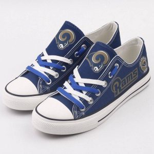 Los Angeles Rams NFL Football 1 Gift For Fans Low Top Custom Canvas Shoes