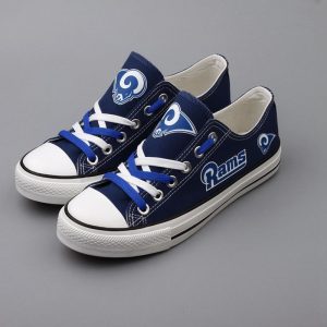 Los Angeles Rams NFL Football 4 Gift For Fans Low Top Custom Canvas Shoes