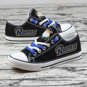 Los Angeles Rams NFL Football 5 Gift For Fans Low Top Custom Canvas Shoes