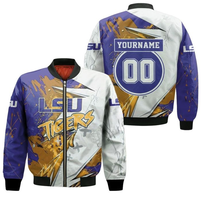 Lsu Tigers Ncaa For Lsu Fan 3D Bomber Jacket