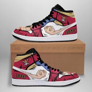 Luffy Sneakers One Piece Anime Shoes For Fan MN06