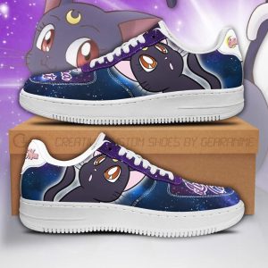 Luna Cat Air Force Sneakers Sailor Moon Anime Shoes Fan Gift Pt04