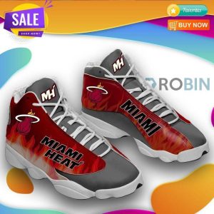 Miami Heat Basket Ball Team Air Jordan 13 Shoes