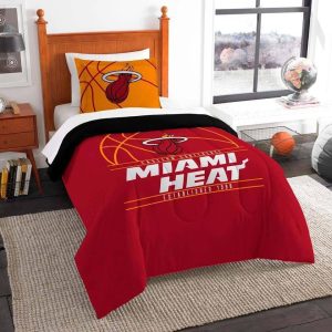 Miami Heat Bedding Set- 1 Duvet Cover & 2 Pillow Cases