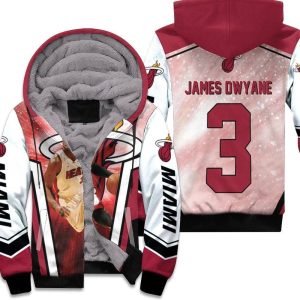 Miami Heat Logo Chris Bosh Lebron James Dwyane Wade For Fan Unisex Fleece Hoodie
