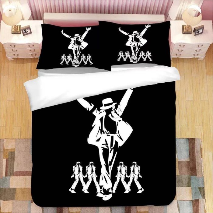 Michael Jackson #1 Duvet Cover Pillowcase Bedding Set Home Decor