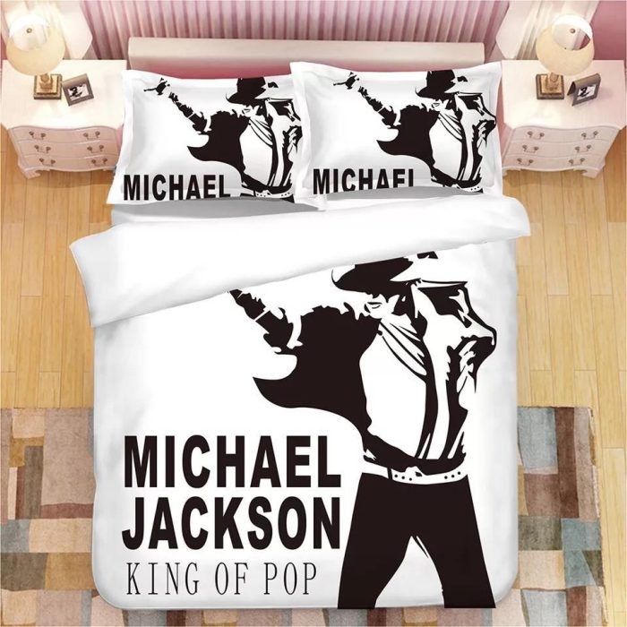 Michael Jackson #4 Duvet Cover Pillowcase Bedding Set Home Decor