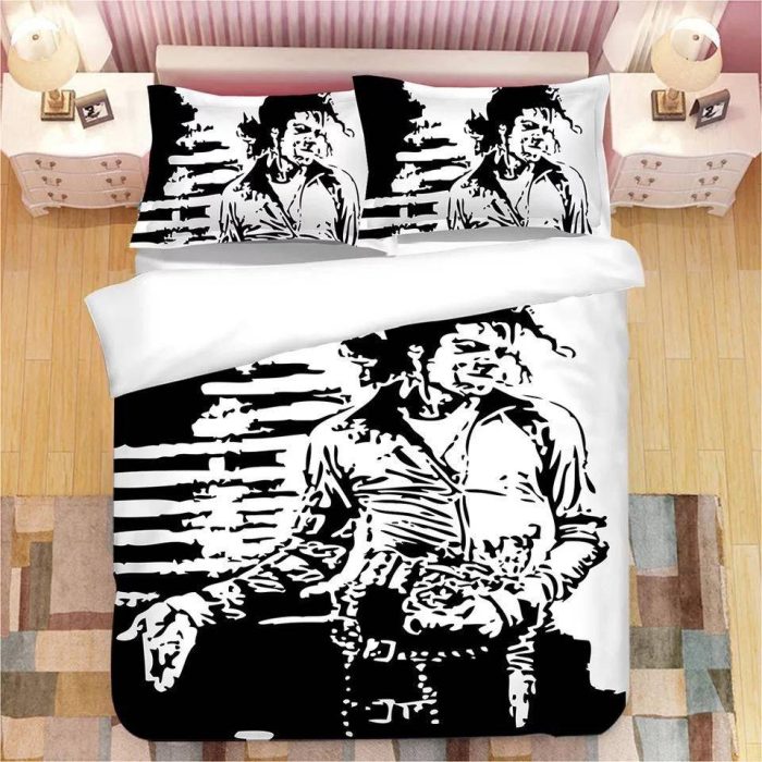 Michael Jackson #5 Duvet Cover Pillowcase Bedding Set Home Decor