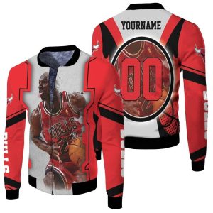 Michael Jordan Chicago Bulls Legendary 23 Fleece Bomber Jacket