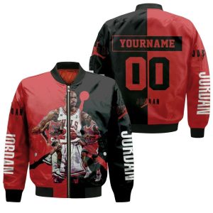 Michael Jordan Chigago Bulls 23 Legend Personalized Bomber Jacket