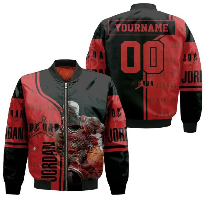 Michael Jordan Legend Of Chicago Bulls NBA Personalized Bomber Jacket