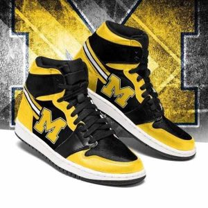 Michigan Wolverines NCAA Air Jordan 1 Sport Custom Sneakers