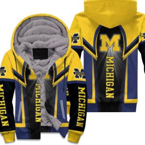 Michigan Wolverines Ncaa For Wolverines Fan 3D Unisex Fleece Hoodie