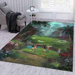 Mickey And Minnie Mouse Disney 1 Area Rug Living Room And Bedroom Rug