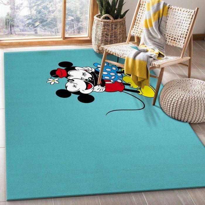 Mickey And Minnie Mouse Disney 2 Area Rug Living Room And Bedroom Rug