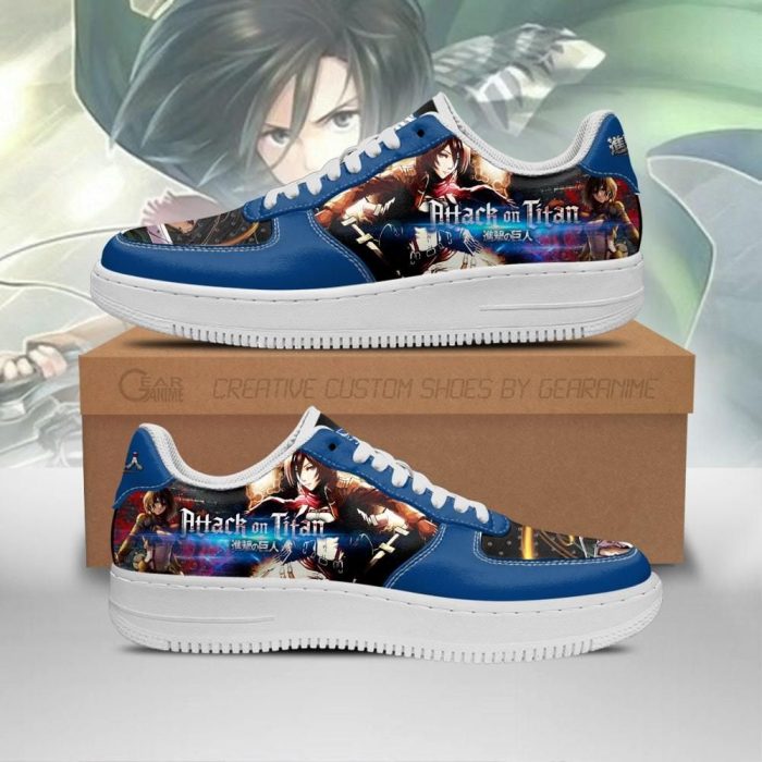 Mikasa Ackerman Attack On Titan Air Force Sneakers Aot Anime Shoes