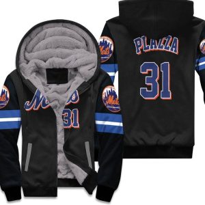Mike Piazza New York Mets Black 2019 Inspired Style Unisex Fleece Hoodie