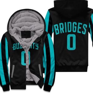 Miles Bridges Charlotte Hornets Jordan Brand City Edition Black Unisex Fleece Hoodie