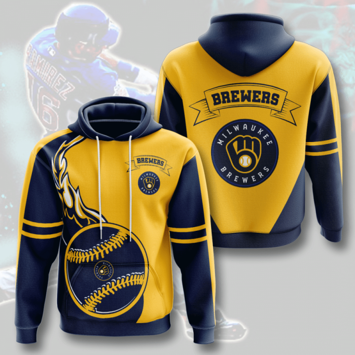 Milwaukee Brewers 3D Hoodie