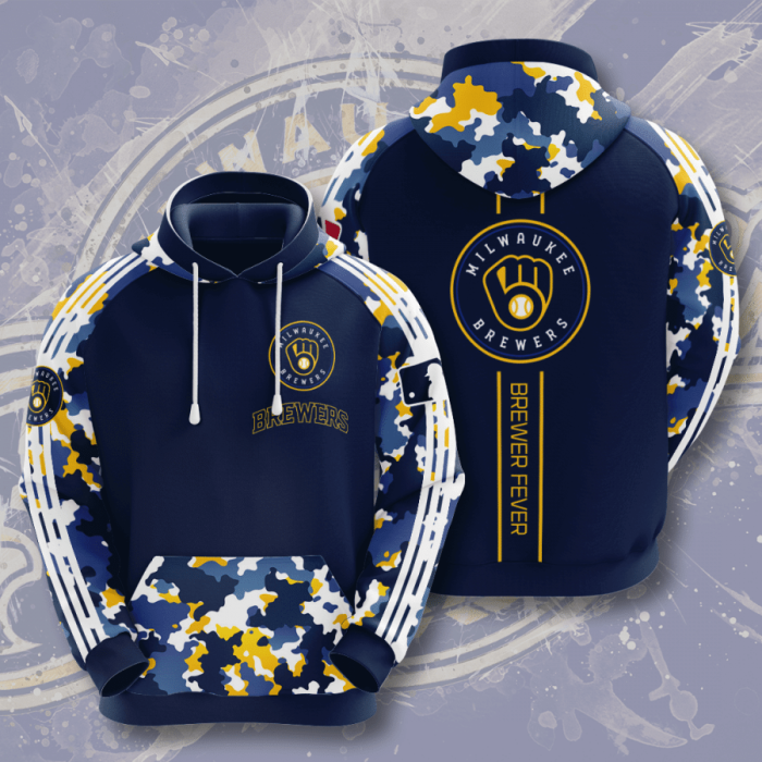 Milwaukee Brewers 3D Hoodie