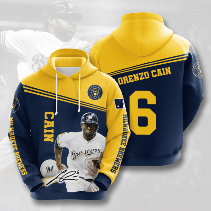 Milwaukee Brewers 3D Hoodie