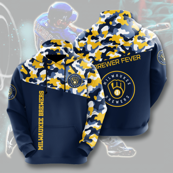 Milwaukee Brewers 3D Hoodie