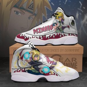 Minato Namikaze Jordan 13 Sneakers Naruto Custom Anime Shoes
