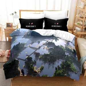 Minecraft #17 Duvet Cover Pillowcase Bedding Set Home Bedroom Decor