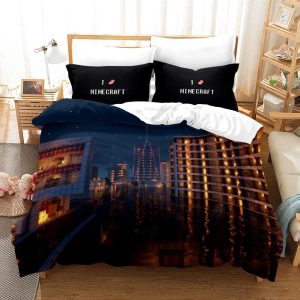 Minecraft #26 Duvet Cover Pillowcase Bedding Set Home Bedroom Decor