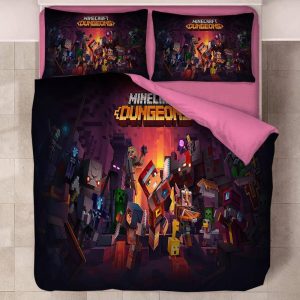 Minecraft #31 Duvet Cover Pillowcase Bedding Set Home Decor