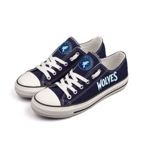 Minnesota Timberwolves NBA Basketball 3 Gift For Fans Low Top Custom Canvas Shoes