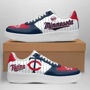 Minnesota Twins Nike Air Force Shoes Unique Baseball Custom Sneakers