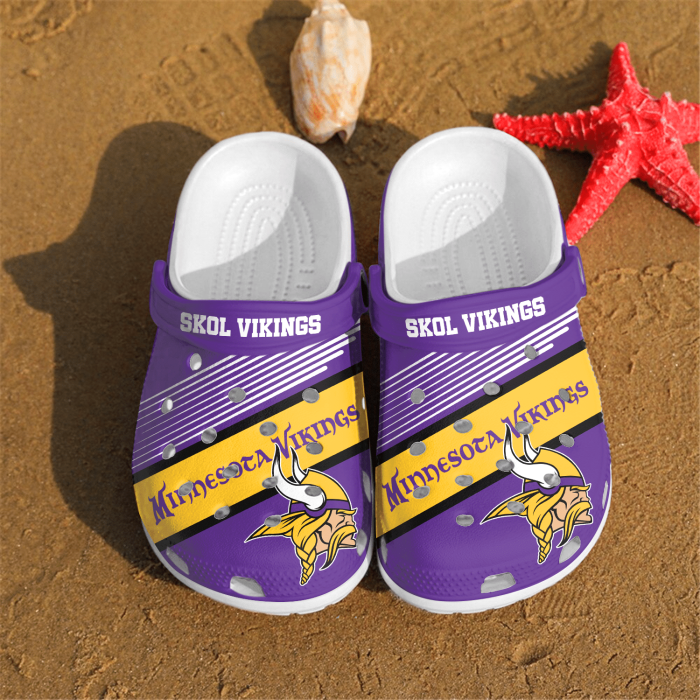 Minnesota Vikings Custom Clogs