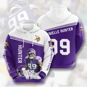Minnesota Vikings Danielle Hunter 99 3D Hoodie
