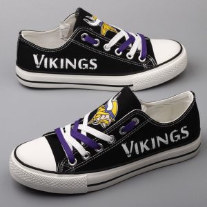 Minnesota Vikings NFL Football 3 Gift For Fans Low Top Custom Canvas Shoes