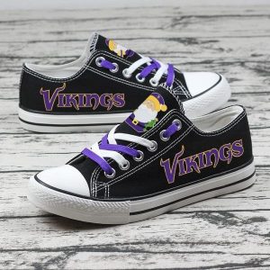 Minnesota Vikings NFL Football 4 Gift For Fans Low Top Custom Canvas Shoes