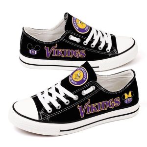 Minnesota Vikings NFL Football Gift For Fans Low Top Custom Canvas Shoes