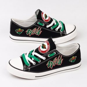 Minnesota Wild NHL Hockey 1 Gift For Fans Low Top Custom Canvas Shoes