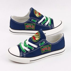 Minnesota Wild NHL Hockey 2 Gift For Fans Low Top Custom Canvas Shoes