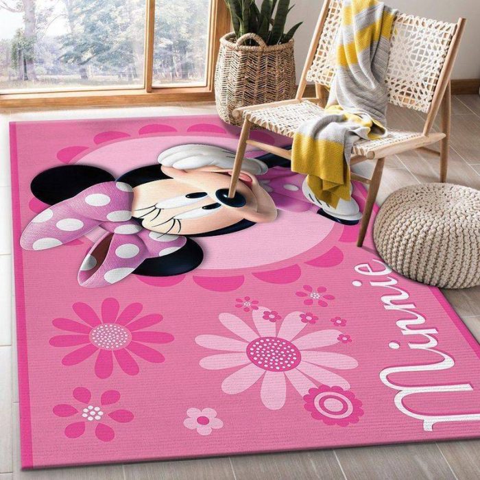 Minnie Mouse 2 Area Rugs Disney Movies Living Room Carpet Local Brands Floor Decor