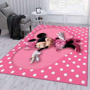 Minnie Mouse Movie Area Rug Livingroom And Bedroom Rug